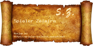 Spieler Zelmira névjegykártya